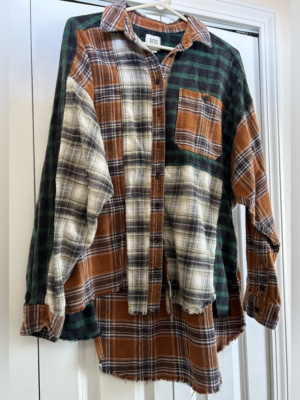 Urban Outfitters BDG Ted Patchwork Flannel - Picture 5 of 9